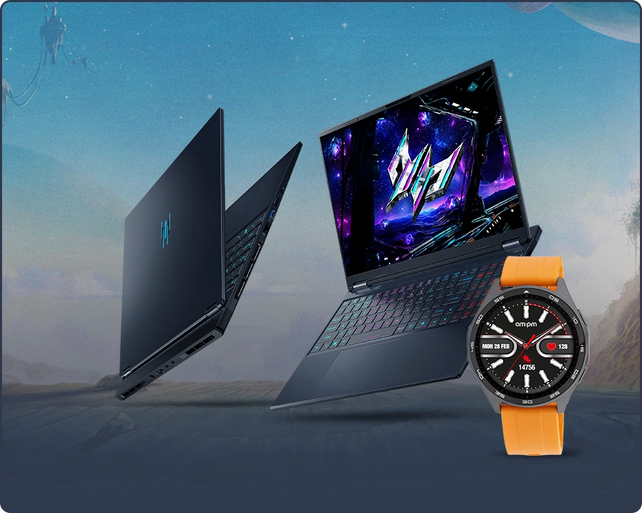 I miejsce – Laptop Predator Helios + smartwatch AM:PM PS228-U816-K1