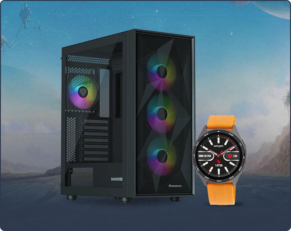 II miejsce – PC Mad Dog Valorair + smartwatch AM:PM PS228-U816-K1