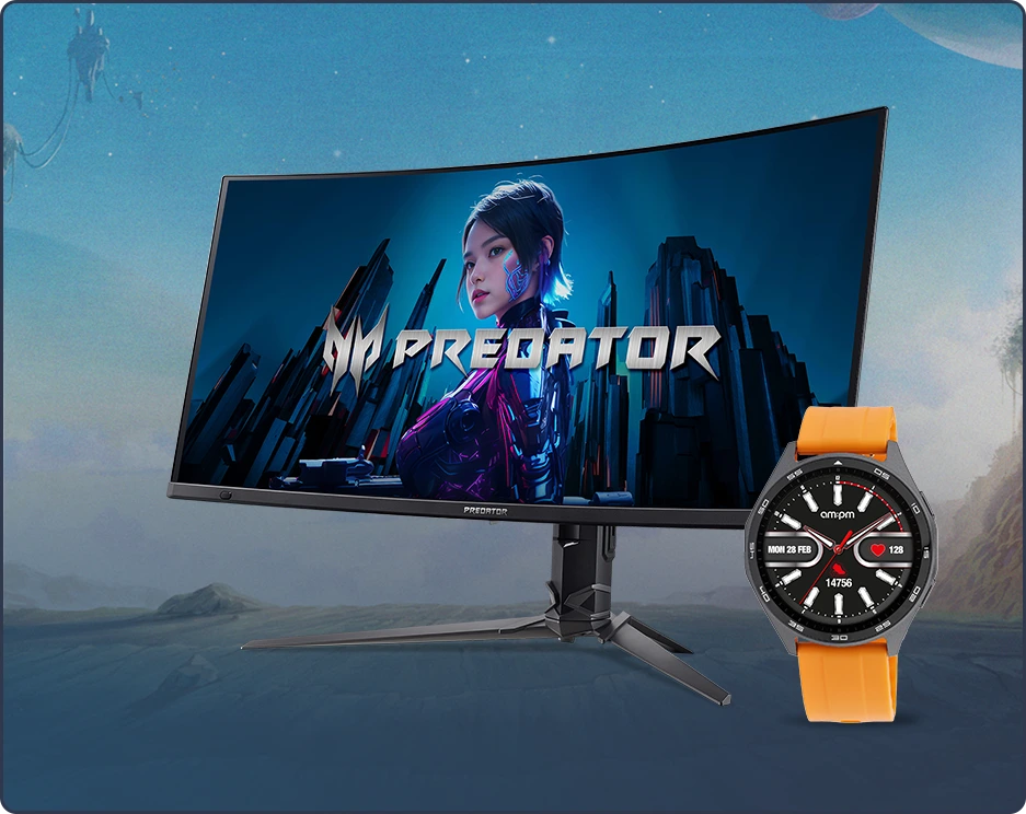 III miejsce – Monitor Predator X34 + smartwach AM:PM PS228-U816-K1